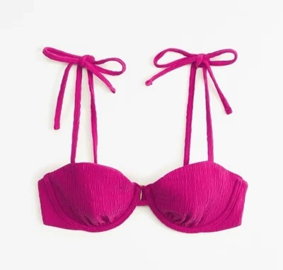 Nuevo con etiquetas Top de bikini mediano con correa de corbata Abercrombie & Fitch Foto 1 de 4