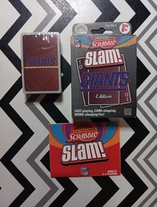 NY Giants Scrabble Slam! Card Game NFL Open Box Cards Are Sealed - Picture 1 of 6