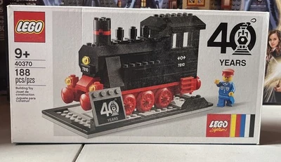 Lego System 40370 trem 40º aniversário motor a vapor, vincos no canto - Imagem 1 de 4