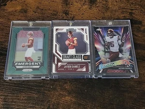 3 Jayden Daniels Rookie Cards! Washington Commanders - Picture 1 of 2