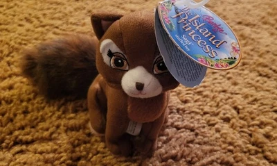 Peluche Sagi Fox Barbie Island Princess 4" 2006 Mattel nuevo con etiquetas Foto 1 de 3