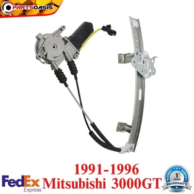 Regulador de ventana eléctrica para Mitsubishi 3000GT 1991-1996 Dodge Stealth delantero derecho Foto 1 de 4
