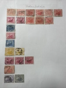 FRANCOBOLLI - COLLEZIONE STATI AUSTRALIA SU NUMEROSE PAGINE ALBUM - BUON LOTTO - - Foto 1 di 6