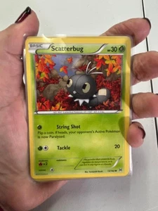 Pokemon Scatterbug Steam Siege 13/114 Common EN - Picture 1 of 2