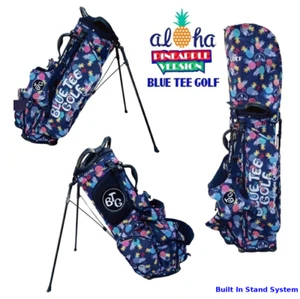 BLUE TEE GOLF  Stand Caddy Bag Navy(Built-in Stand System at the Bottom) - Picture 1 of 5