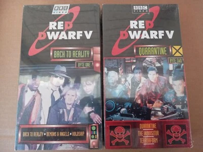 Lot of 2 BBC Red Dwarf VHS Bye One And Byte Two NEW VHS Foto 1 de 2