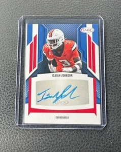 2024 Sage Isaiah Johnson Rookie Red Parallel Auto - Picture 1 of 1