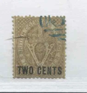 British Columbia 1867 overprinted 2 cents used - Picture 1 of 1