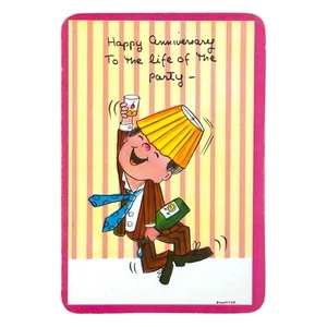 Cutie Pies Vintage HAPPY ANNIVERSARY Card FOR HUSBAND FROM WIFE by The Forers +✉ - Picture 1 of 6