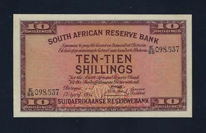 South Africa 10 Shillings 1944 P-82d XF-AU - Picture 1 of 2