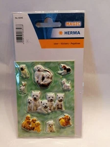 Sticker HERMA 3D zum dekorieren, spielen, sammeln Hunde - Bild 1 von 2
