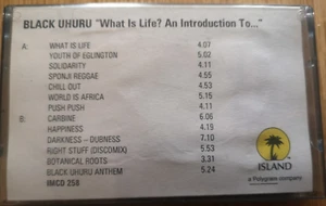 Black Uhuru - What Is Life? An Introduction To... - PROMO Cassette - Island - Picture 1 of 5