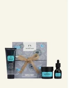 Body Shop Pamper & Purify Himalayan Charcoal Face Skincare. - Picture 1 of 1