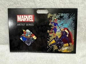 New Avengers Marvel Artist Series Pin Thor Captain Marvel Black Panther - Picture 1 of 2