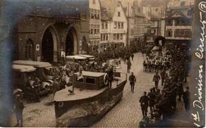 ERSTDIVISION ZIRKUS in DEUTSCHLAND antik ERSTER WELTKRIEG USA FOTO 1919 SELTENE HISTORISCHE PARADE - Bild 1 von 5