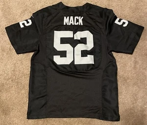 Maglia Nike On Field Oakland Raiders NFL Khalil Mack #52 cucita taglia 48 - Foto 1 di 7