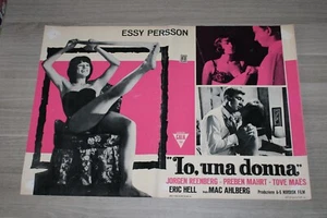 Vintage Erotic Movie Cinema Poster - Io, Una Donna - Jeg, En Kvinde - 1965 (G) - Bild 1 von 5