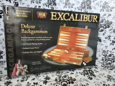Excalibur Deluxe Backgammon Classic Parlor Games Attache  - Image 1 of 4