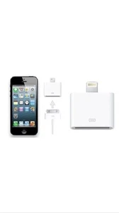 Apple Lightning To 30 Pin Adapter for iPhones  (MD823ZM/A) A1468 - Picture 1 of 4