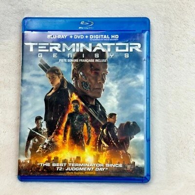Terminator Genisys 2015 Blu-Ray Sci-Fi/Action Arnold Schwarzenegger Emilia Clark - Image 1 of 2