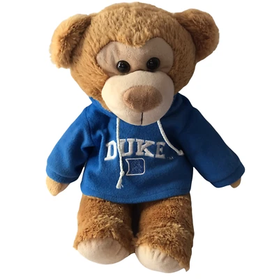 Baden Duke University Teddy Bear with Blue Sweatshirt, Embroidered. - Image 1 of 4