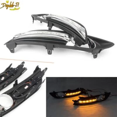 2x LED Daytime Running Lights Signal Lamp DRL Fits For NISSAN Sentra 2013-15 New - Imagem 1 de 4