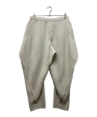 Pantalones PLISADOS HOMBRE ISSEY MIYAKE/ESMOQUIN PLISADOS, Marfil, Talla 3 Foto 1 de 4