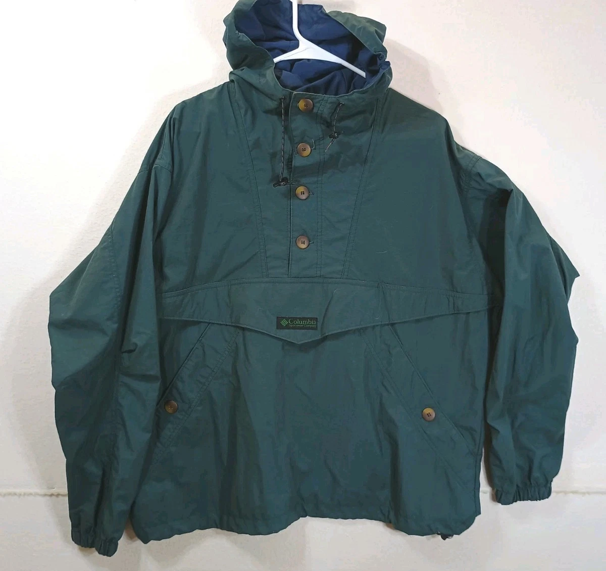 ジャケット・アウター Vintage 90s Columbia Anorak Pullover XL 90s Vintage Columbia Green Anorak アノラック | WAGENTYPEII