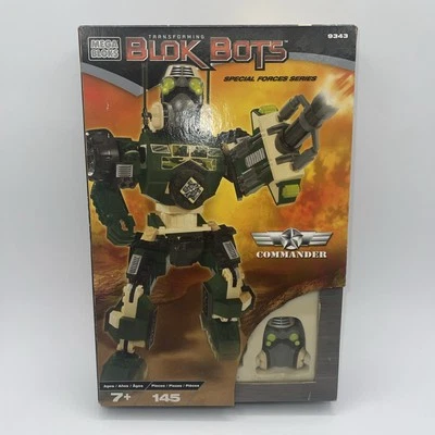 MEGA BLOKS 9343 Transforming Blok Bots Special Forces Series Commander - Image 1 of 4