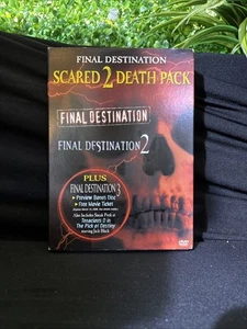 Final Destination/Final Destination 2 (DVD, 2006, 2-Disc Set, Scared to Death 2 - Picture 1 of 5
