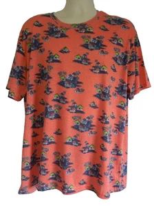 Rot Kamel Hawaii Herren T-Shirt Orange Größe Extra Large Palmen Tiki Hütten - Bild 1 von 9