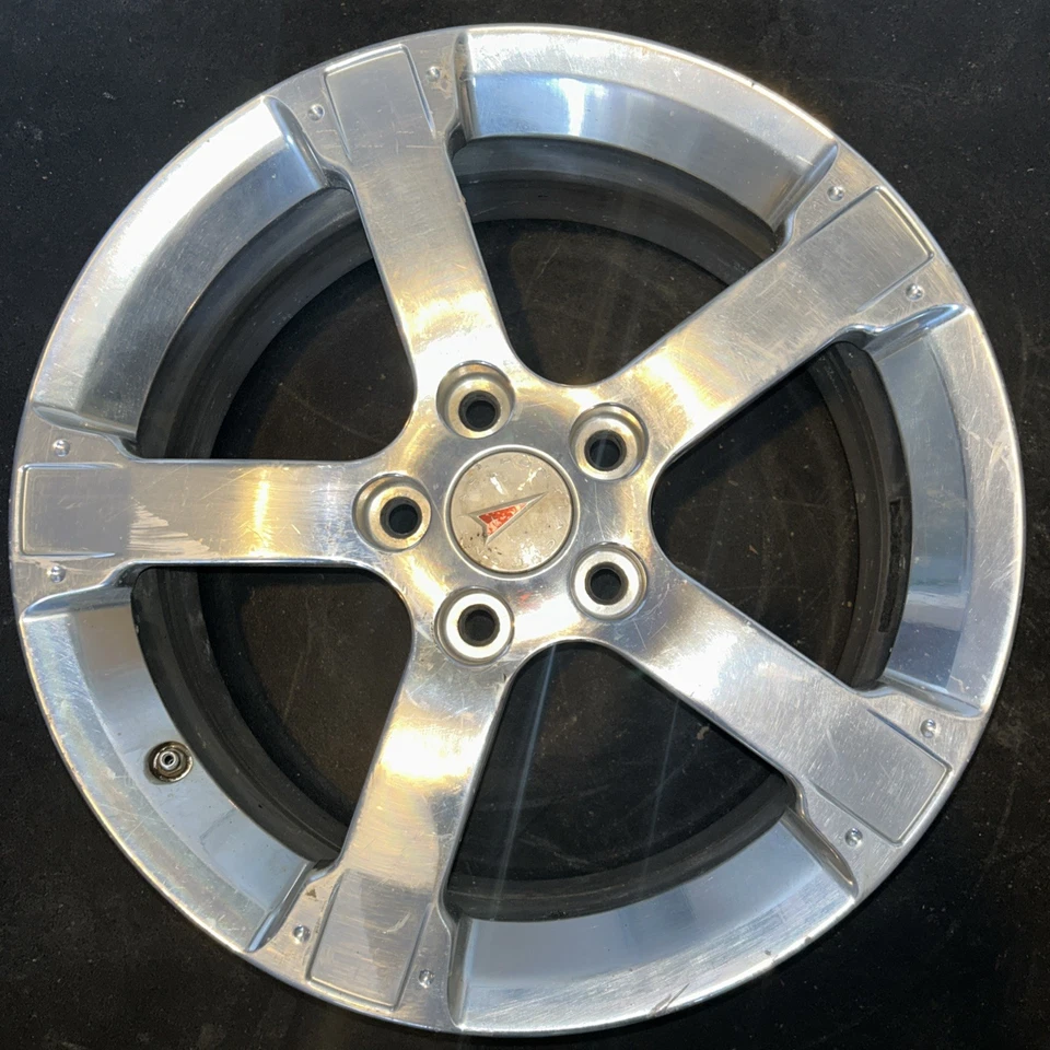 2007 - 2010 08 09 PONTIAC G6  17” POLISHED ALUMINUM WHEEL RIM OEM FACTORY MV2 - Image 1 of 4