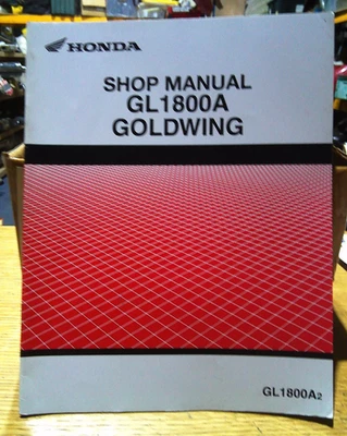 2001 HONDA GL1800A SHOP INSTRUCTIONS - Image 1 of 3