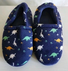 Boys Dinosaur Indoor Slippers Size 2/3 - Picture 1 of 4