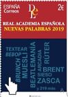 Spain 2020 Edifil 5390 Stamp ** Royal Spanish Academy New Words background