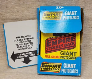 1980 Empire Strikes Back Topps Wax Box 36 5x7 Photo Card pks 230725G - Picture 1 of 9
