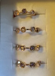 Bomb Party~RBP8099~Queen Bee Magic~Lavender Topaz & Amethyst CZ~RGP SIZE 6 NIB - Picture 1 of 10