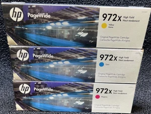 Set inchiostro a colori originale HP 972X 2025 e 2026 L0S01AN L0S04AN L0R98AN - Foto 1 di 6