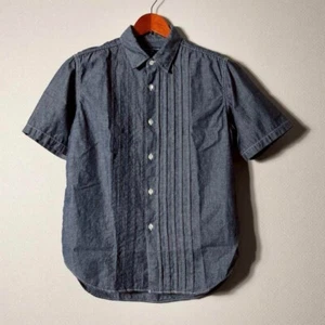 Comme des Garcons Homme Tanaka Homme Denim Shirt Western Collar Short Sleeve - Picture 1 of 9