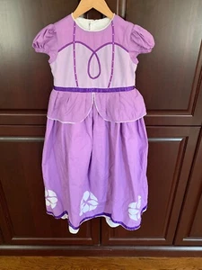 Disney Jr Sofia The First 1st Girls Cotton Halloween Costume Princess Dress 8 - Picture 1 of 9