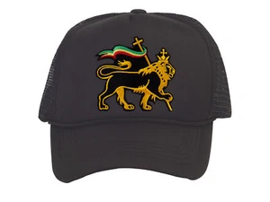 Rasta Lion of Judah Trucker Hat - Picture 1 of 89