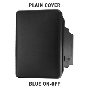 CUBIERTA LISA 900B Interruptor de empuje 12V para Highlander Land Cruiser LED AZUL - Imagen 1 de 1