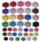 Iron on Sew on  Patches embroidered Rose Flowers #3