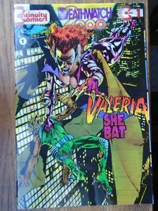 DEATHWATCH 2000 VALERIA THE SHEBAT FIRST ISSUE ,Acetate wrap-around cover - Picture 1 of 4