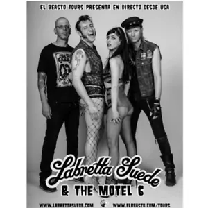 Poster Labretta Suede & The Motel 66 Spain Tour 2014 - Foto 1 di 1