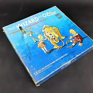 Vintage Wizard Of Oz 1961 di Frank Baum 4 dischi, letto da M. Miller e libro - Foto 1 di 22