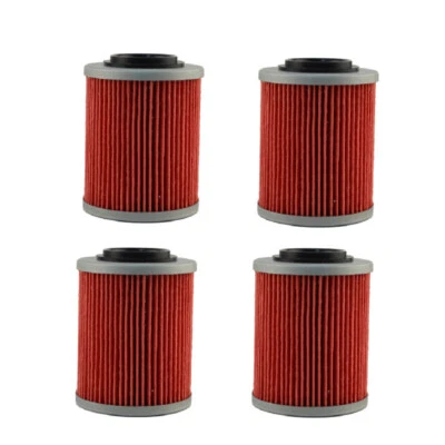 4pc Oil Filter Filters for Can-Am Outlander 330 400 450 500 570 650 800 850 1000 - Image 1 of 4