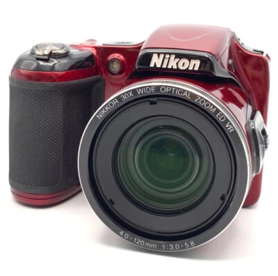 Nikon COOLPIX L820 16.0MP Digital Camera - Red - Image 1 of 2