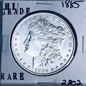 1885 MORGAN SILVER DOLLAR HI GRADE GENUINE U.S. MINT RARE COIN 2802 - Picture 1 of 3