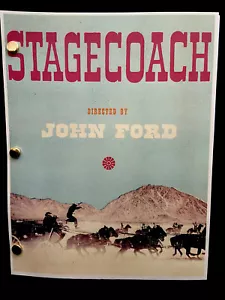 United Artists STAGECOACH (1939) SCENEGGIATURA classica western sceneggiatura rara - Foto 1 di 2